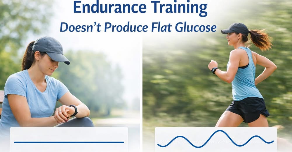 Endurance Training Doesn’t Produce Flat Glucose