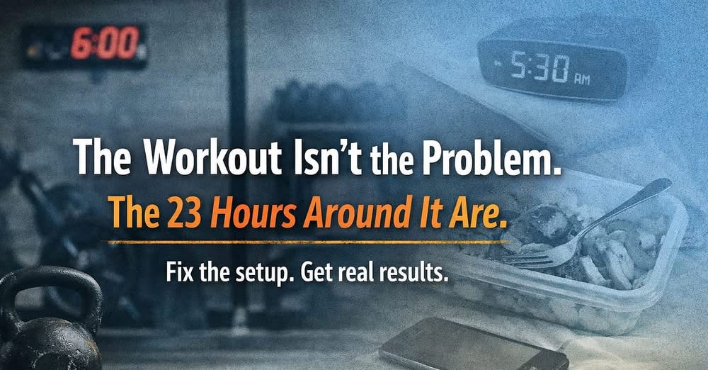 The Workout Isn’t the Problem. The Day Around It Is